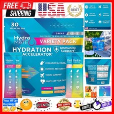 Electrolyte Powder Variety Pack Hydration Packets Low Sugar 30 Count