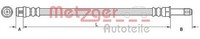 Metzger Bremsschlauch Links, Rechts, Vorderachse FüR Audi