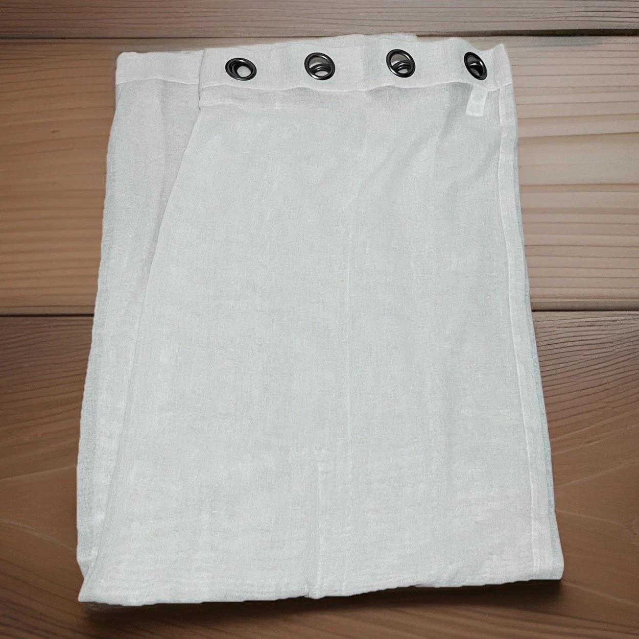 JCPenney Home Set 2 Grommet Top Semi Sheer Curtain Panels 50”x83” Ivory 2017
Opens in a new window o