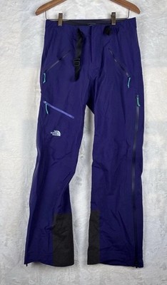 The North Face Womens Sz 4 Gore Tex Pro Purple Ski Alpine Pants Zips Breathable