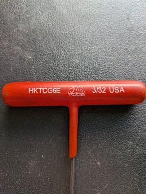 Mac Tools T-Handle Hex Wrench 3/32'' - HKTCG6E - Made in USA - Next Day Shipping