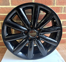 MINI Cooper S D F55 F56 F57 17" inch Wheel Cosmos 10 Spoke 499 Black Alloy Rim