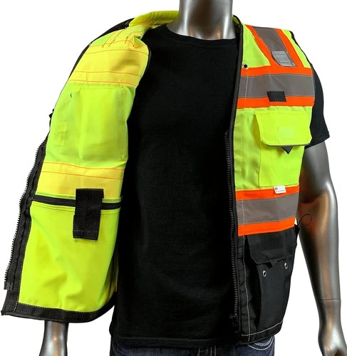 Black Series Safety Vest Yellow Black XL image 5