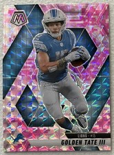 2025 Panini Mosaic Pink Camo Prizm Golden Tate III Detroit Lions