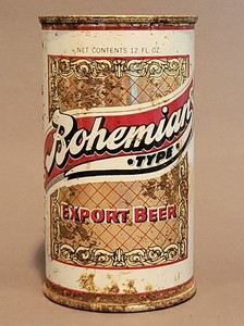 1950'S BOHEMIAN TYPE KEGLINED FLAT TOP BEER CAN Southern, Los Angeles