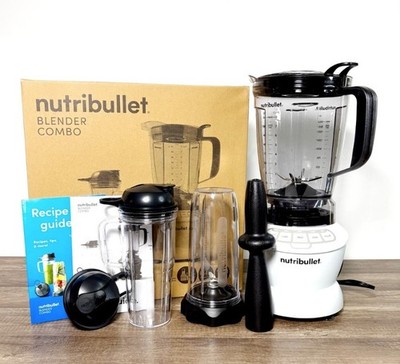 Nutribullet Full Size Blender Combo 1200 Watt 64 oz NBF20500AW White
