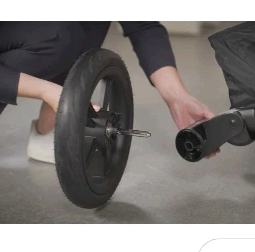 Nuna Mixx / Next Solid Hinterräder - sofort einsatzbereit - Reifen neu x 2