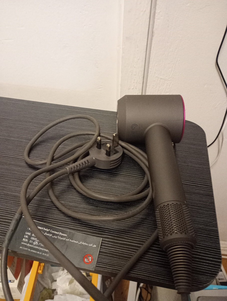 Genuine Dyson Supersonic Hair Dryer Speeds Serial No P3D-UK-RDJ0610A