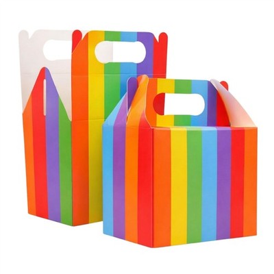 Essen Brotdosen Leckerli Party Kinder Mahlzeit Geschenk Geburtstag Kuchen Essen Tasche Regenbogen 40 Teile