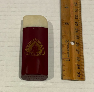 RARE Vintage Campfire Girls Mini 3'' Flashlight Pocket Light Doesn't Work LOOK!