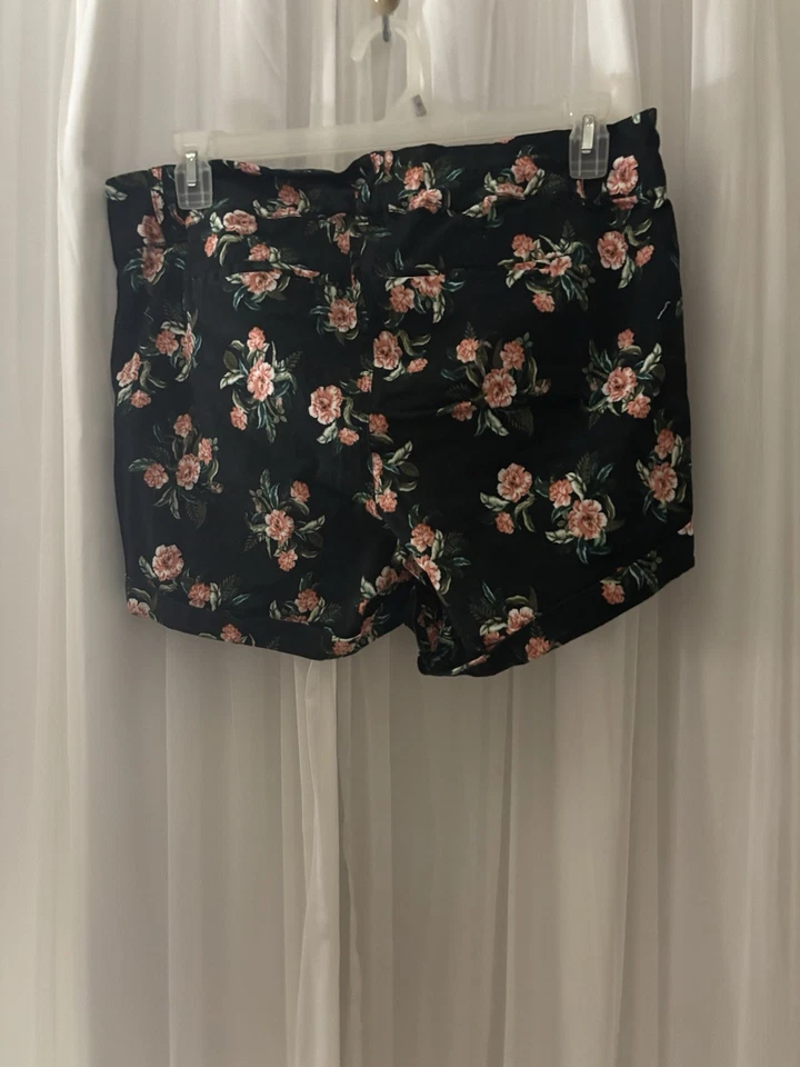 Женские Torrid эластичной черный с розовыми цветами дизайн размер 16 - Изображение 2 из 4