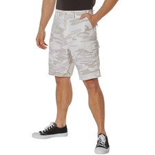 Rothco Camo BDU Shorts  White Camo  Small 27"-31"  1812  Tactical Outdoor