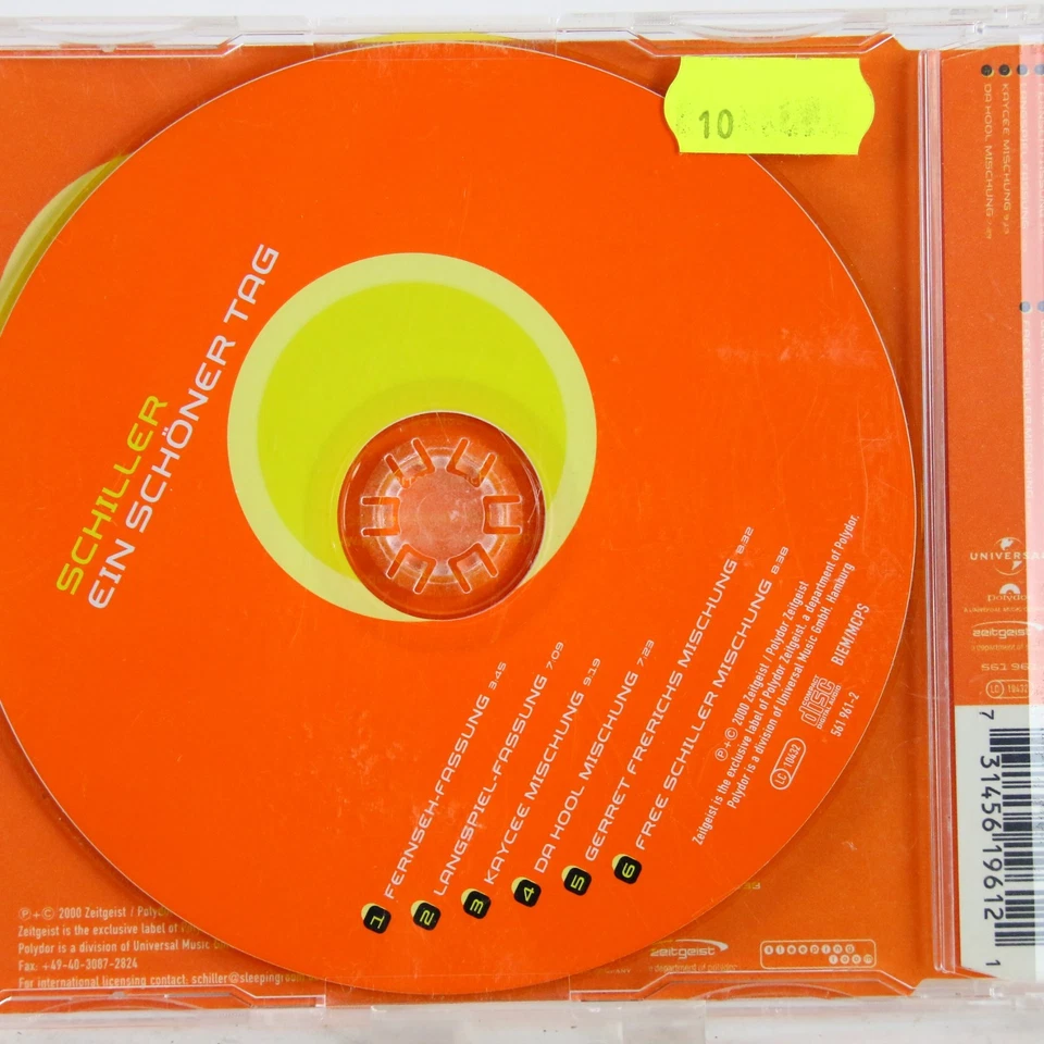 Music Musik MAXI CD Schiller – Ein Schöner Tag Gut - Bild 2 von 2