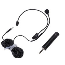 Headset Mic With 3.5mm Jack HiFi Sound Flexible Wired Microphone For Singing