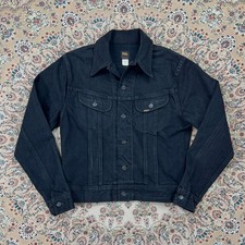 S, Size S RRL Double RL Lot 271 Leland Trucker Jacket Black / Mexico
