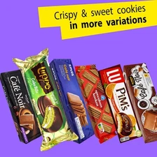 Cafe Noir biscuits, cookies: Dutch brand, LU, Milka, Dubai chocolate flavour