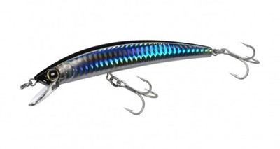 Yo-Zuri Crystal Minnow Floating R1125 - Silver Black - 130mm 5 1/4''