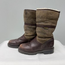 Vintage Blondo Leather Shearling Lined Winter Boots Women 7 Brown 130326 Canada