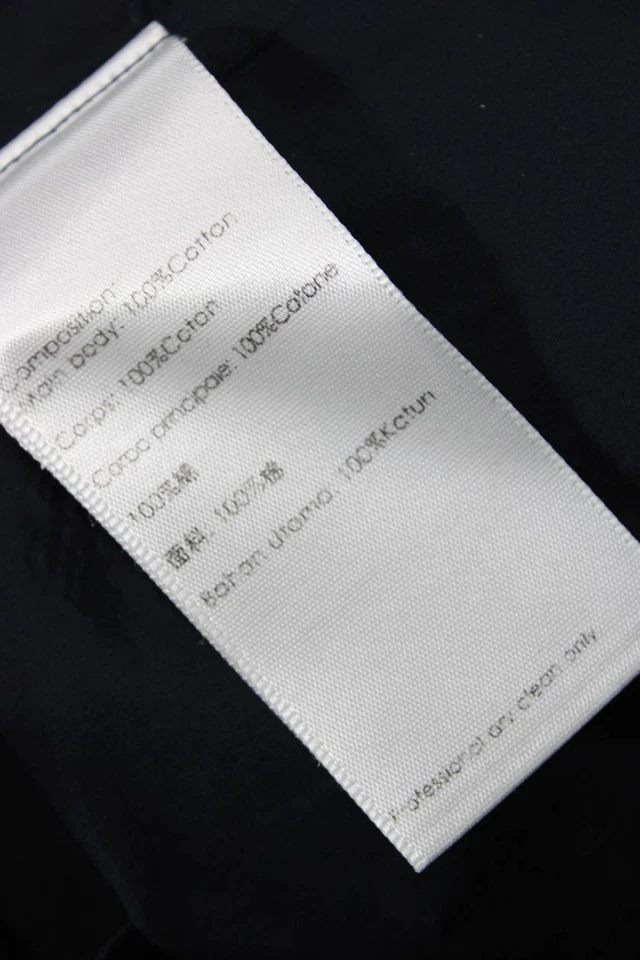 Vestido camisero 3.1 Phillip Lim para mujer negro cuello alto botón hasta la rodilla talla 6 Foto 4 de 4