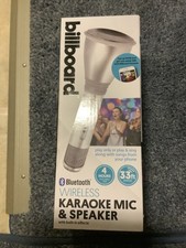 Billboard Bluetooth Wireless Karaoke Mic and Speaker New in Box 