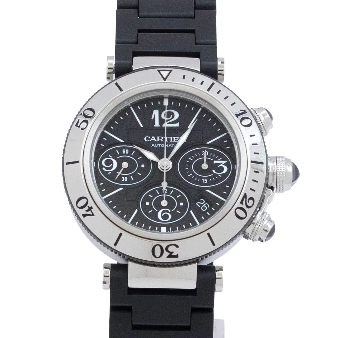 Cartier Panthère W31088U2 Black Dial Automatic Watch