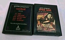 Atari 2600 Space War And Combat Cx-2601 Cartridges Only
