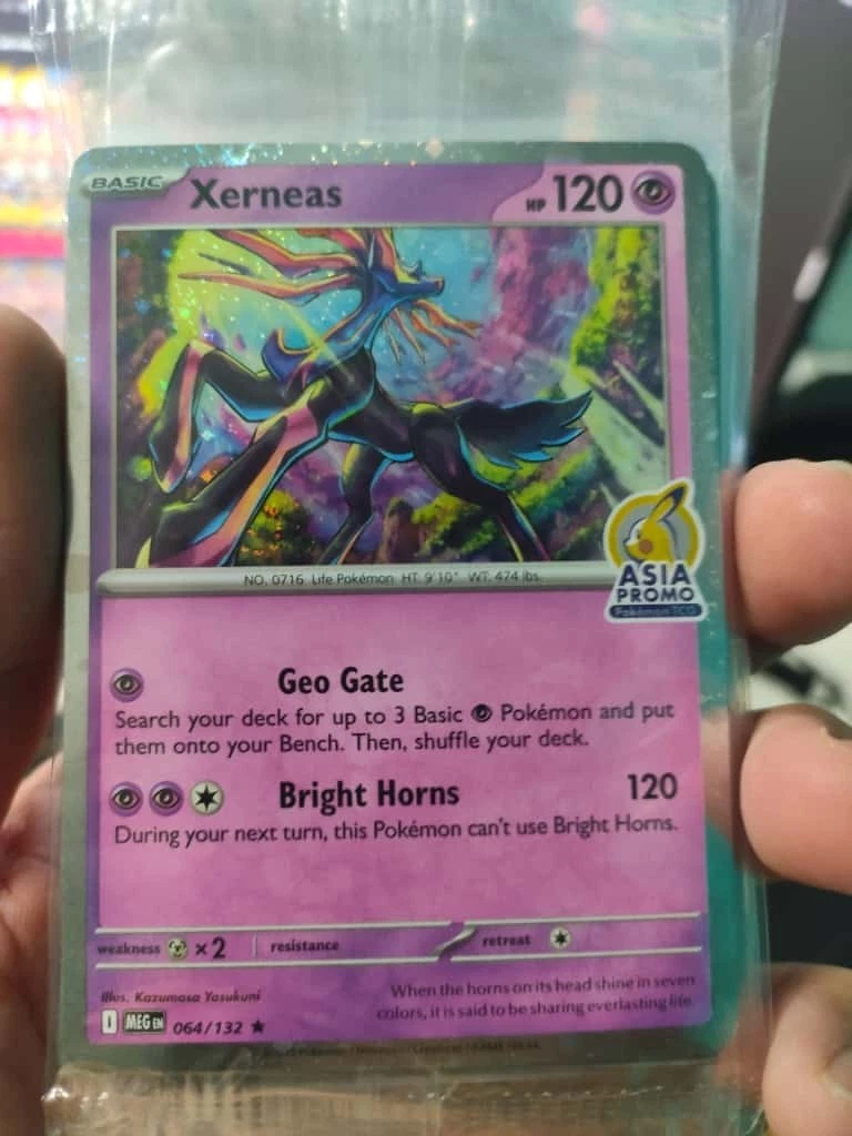 xerneas pokemon card holo Pokemon SM Forbidden Light Card: Xerneas GX - 139/131 - Rainbow Rare H main image 1