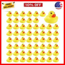 60 PCS Rubber Ducks Bath Toys Mini Ducks Float and Fun Squeak for Kids Bath T...