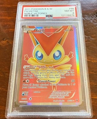 2011 POKEMON BLACK & WHITE NOBLE VICTORIES #98 FULL ART/VICTINI