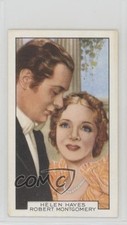 1935 Gallaher Film Partners Tobacco Helen Hayes Robert Montgomery #35 0w8f