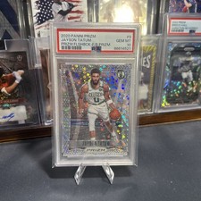 2020 PANINI PRIZM PRIZM FLASHBACK FAST BREAK PRIZM #9 JAYSON TATUM PSA 10