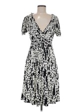 Suzi Chin for Maggy Boutique Women Silver Cocktail Dress 6