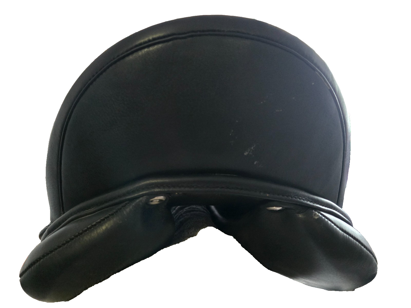 17.5 inch leather monoflap dressage saddle w/fittings & changeable gullet