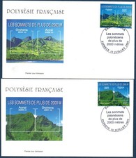 POLYNESIE FRANCAISE FDC EPJ 623/624 les sommets