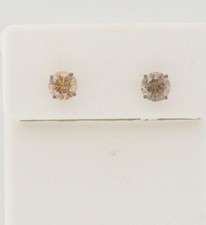 Le Vian 14K Yellow Gold Round Stud Earrings for Women 1.50 cts Chocolate Diamond