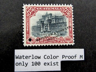 nystamps Guatemala Stamp Waterlow Color Proof Mint Only 100 Exist €300 L10y542