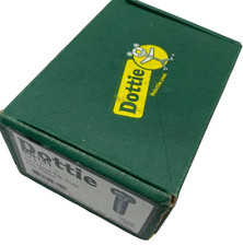 BOX OF 100 DOTTIE MB141 HEX HEAD TAP BOLTS 1/4 " X 1 " ZINC PLATED MB141