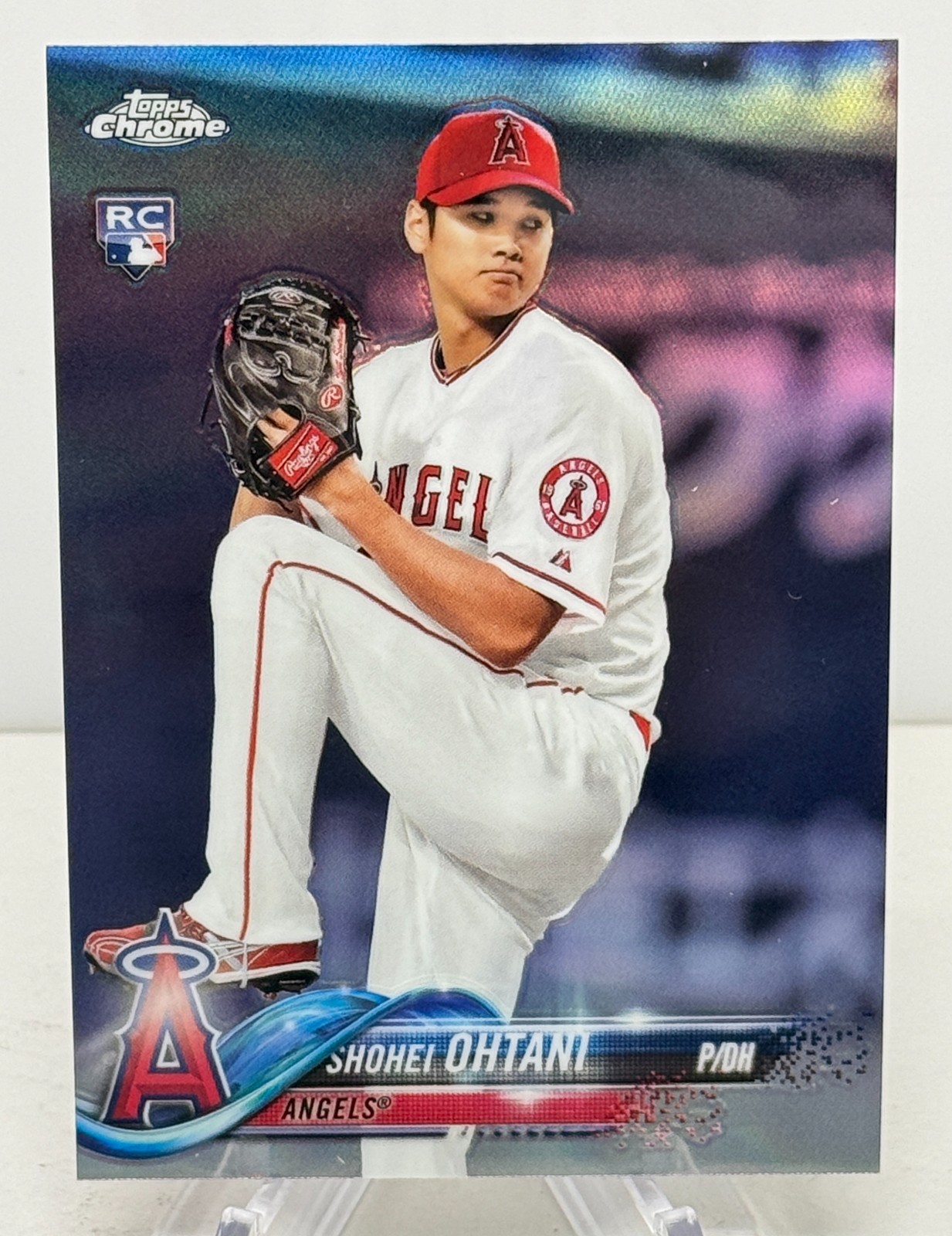2018 Topps Chrome Shohei Ohtani #150 REFRACTOR Rookie Card RC Angels P/DH RAW