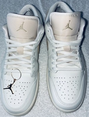Nike Air Jordan 1 Low SE WMNS Size 9 Sail Gold Ivory Women