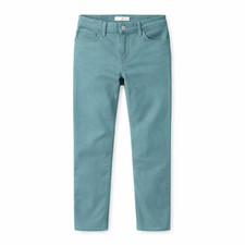 1946 Denim Women’s Jeans 2 Mid-Rise 29x24 Teal Stretch Fit Classic 5-Pocket