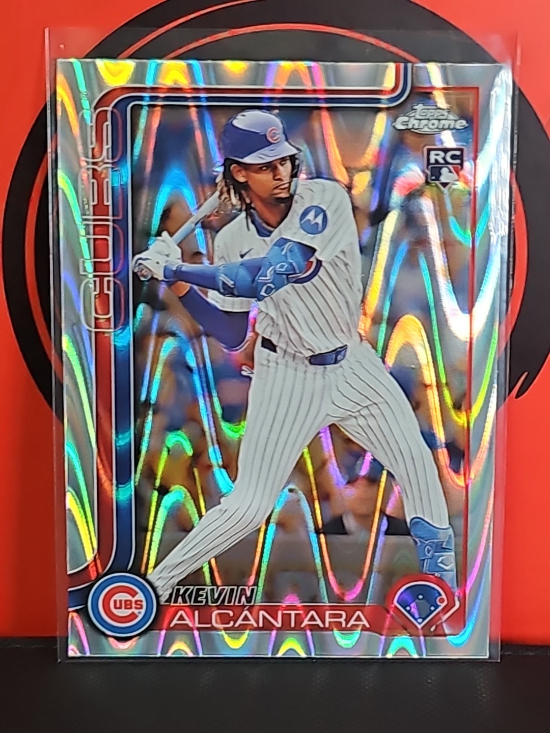 2025 Topps Chrome - Kevin Alcantara #173 RayWave Refractor (RC) Chicago Cubs 