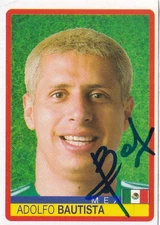 ADOLFO BOFO BAUTISTA SIGNED AUTO 2007 PANINI COPA AMERICA VENEZUELA 141 LIGA MX