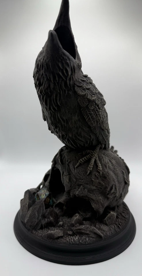 Torre de Dados - Pintado a Mano - El Cuervo - Mazmorras y Dragones - DnD - Dados Gratis Foto 4 de 4