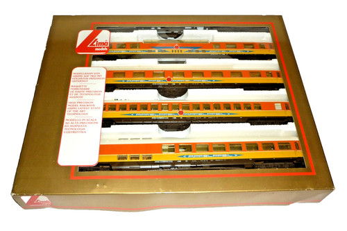 Lima Modelleisenbahn 149700 x14 Personenwagen Set " Apfelpfeil " IAO H0 OVP | Condition: Gebraucht