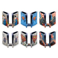 SUPERMAN DC COMICS LOGOS AND COMIC BOOK VINYL SKIN SONY PS5 DISC EDITION BUNDLE