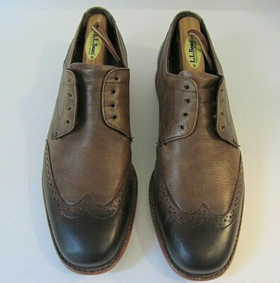 Johnston & Murphy Mens Wingtip Oxfords Brown Leather Sheep  display picture 2
