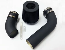 ALL BLACK COAT 2pc Cold Air Intake Kit For 03-08 Dodge Ram 1500/2500/3500 5.7 V8