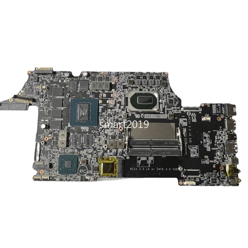 Motherboard For MSI GP75 MS-17E71 W/ SRH8Q i7-10750H CPU GTX1660TI 6GB GPU - Picture 1 of 5