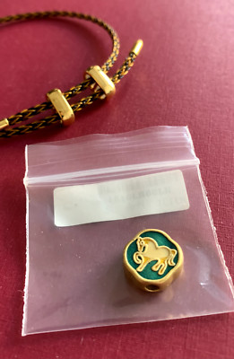 2025 Chinesisches Sternzeichen Tiere Bettelarmband Emaille Cloisonne CNY Glück PFERD
