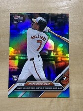 2024 MLB Topps NOW 498SP JACKSON HOLLIDAY GRANDSLAM BAT FLIP ORIOLES VARIATION